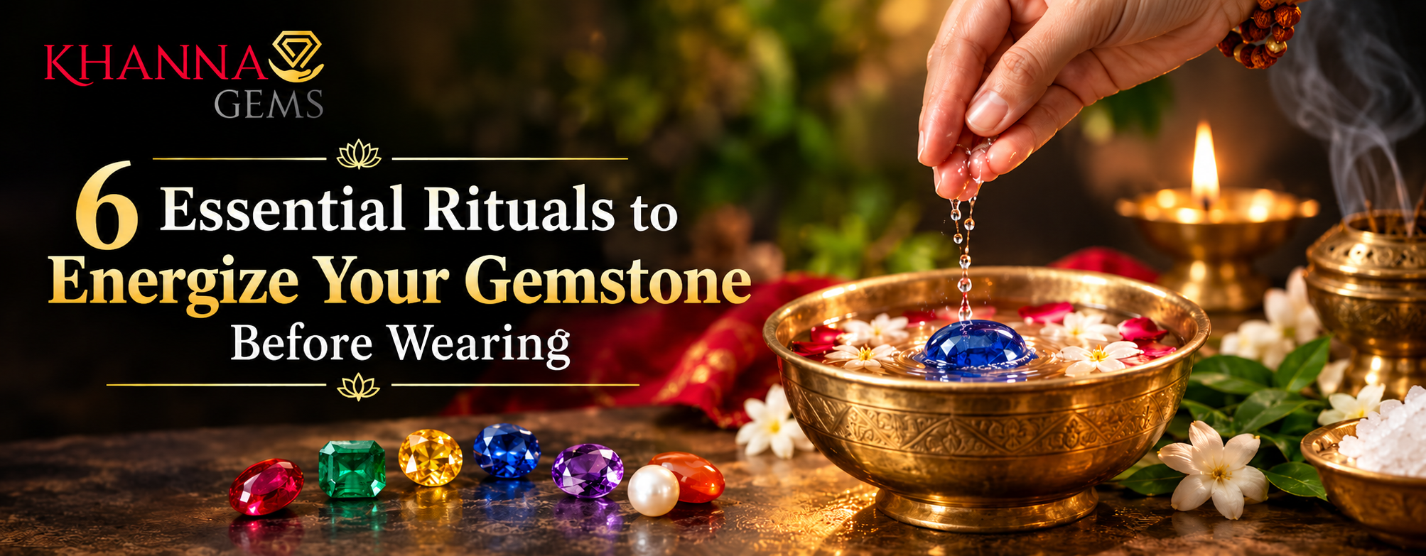 6 Essential Rituals to Energize Your Gemstone Before Wearing