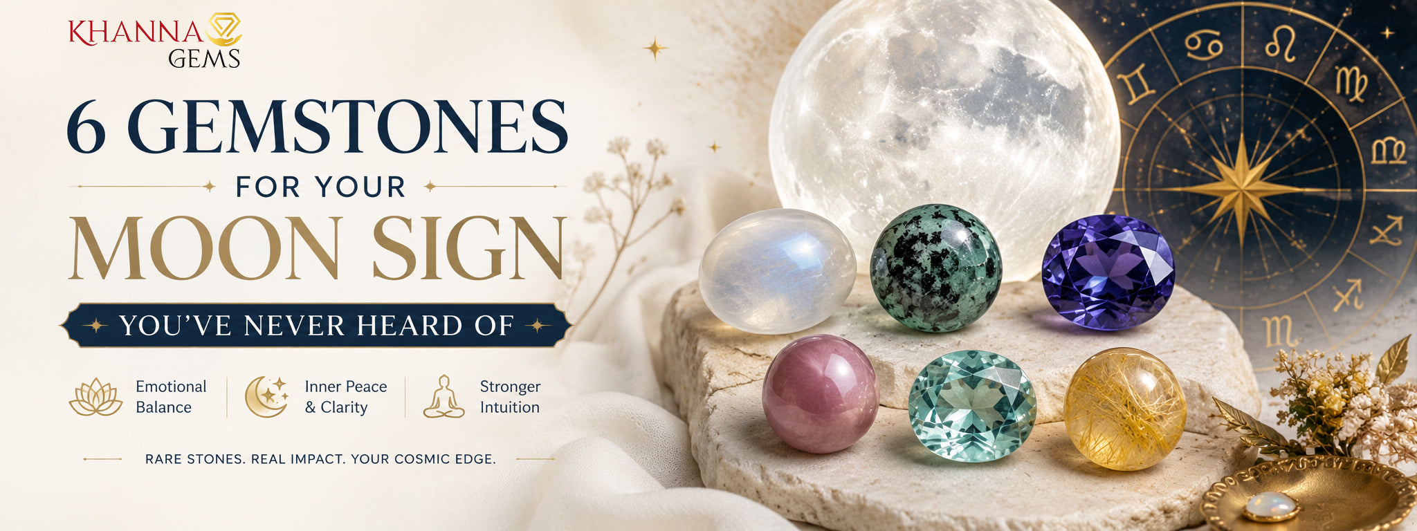 6 Gemstones for Your Moon Sign You've Never Heard Of