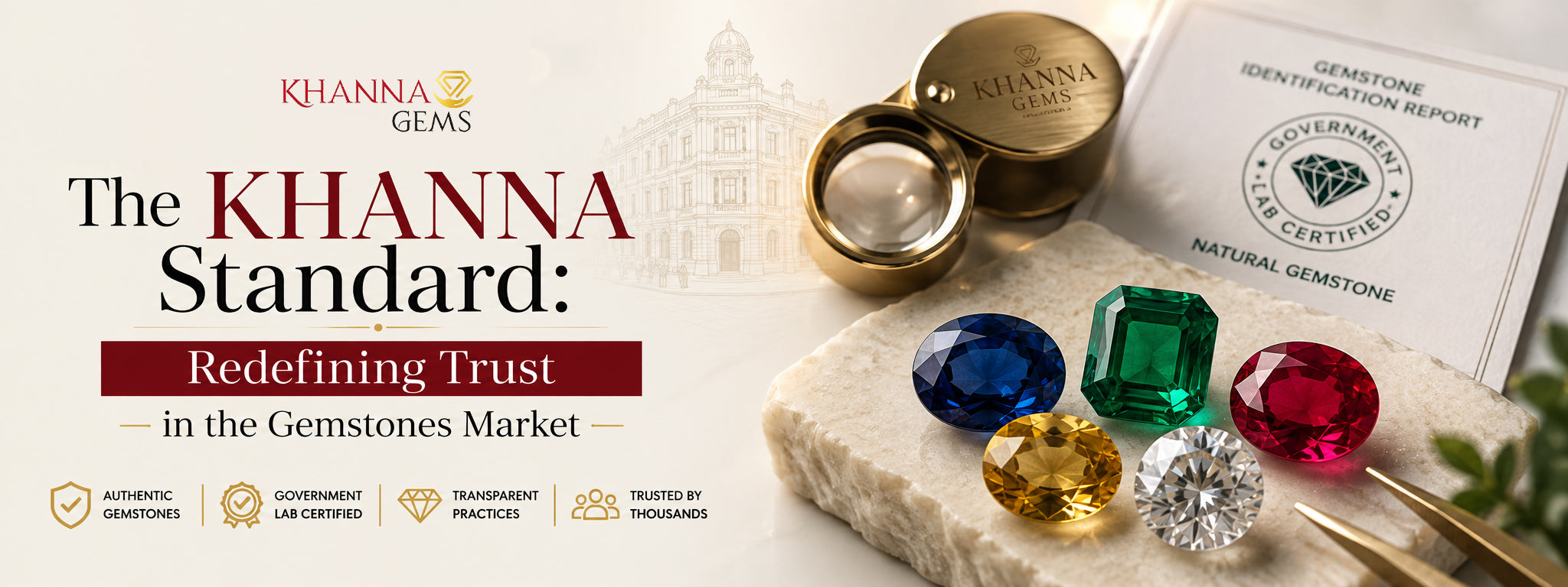 The KHANNA Standard: Redefining Trust in the Gemstones Market
