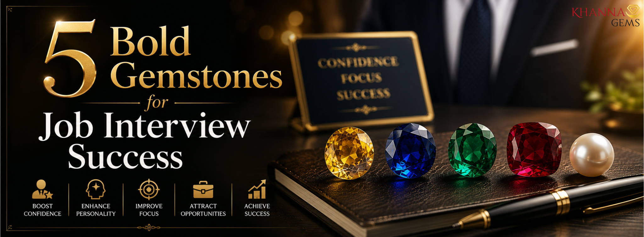 5 Bold Gemstones for Job Interview Success