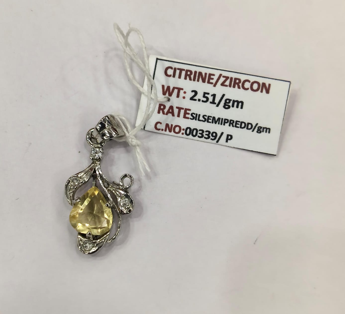 2.51/GM CITRINE / ZIRCON (1650)