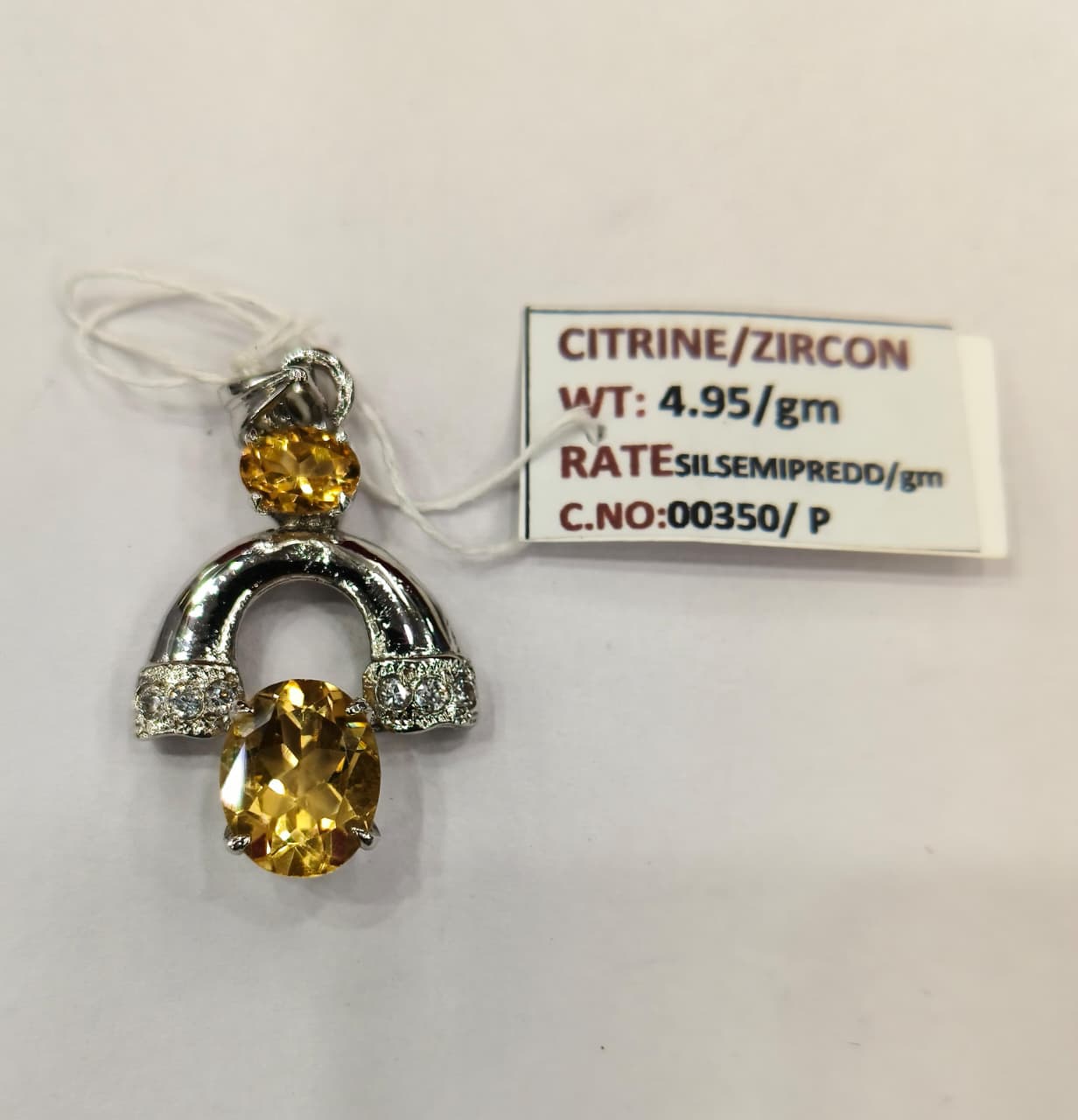 4.95/GM CITRINE / ZIRCON (1650)