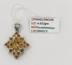 Load image into Gallery viewer, 4.67/GM CITRINE / ZIRCON (1650)