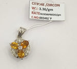Load image into Gallery viewer, 3.36/GM CITRINE / ZIRCON (1650)