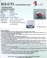 Load image into Gallery viewer, 7.78/CT Natural Ruby with Govt. Lab Certificate-100405