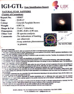 Load image into Gallery viewer, 6.84/CT Star Sapphire with Govt. Lab Certificate-(5661)
