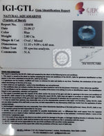 Load image into Gallery viewer, 2.80/CT Natural Aquamarine with Govt Lab Certificate-5661