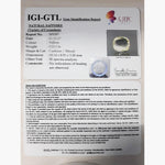 Load image into Gallery viewer, 3.52/CT Natural yellow sapphire with Govt Lab Certificate-(YELSA9V)