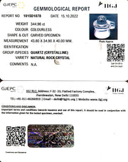 Sphatik Shivling with Govt. Lab Certificate-(1015D1078)