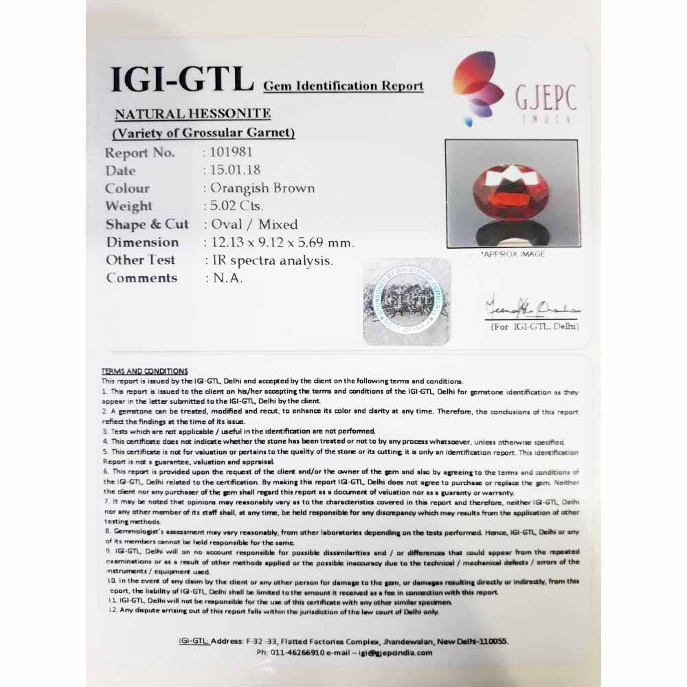 5.58 gomed with Govt Lab Certified-(1100)