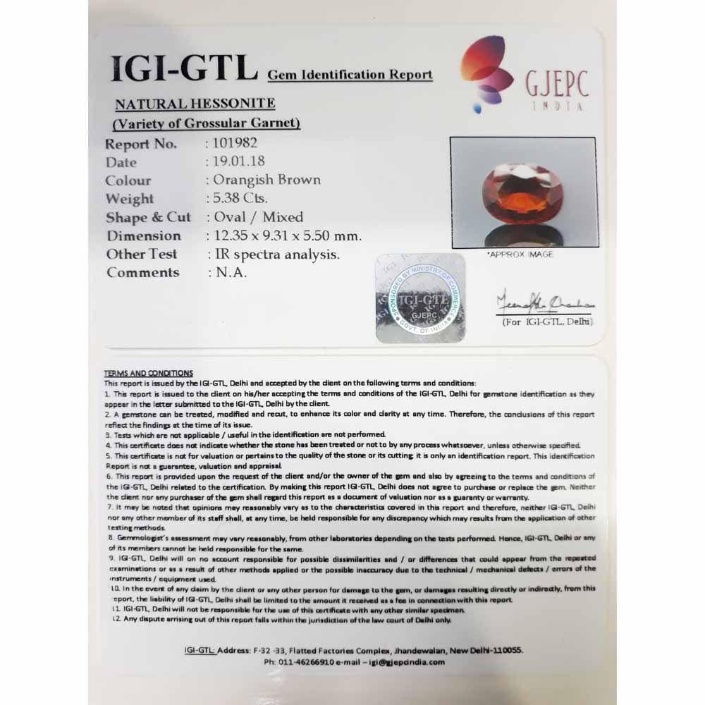 5.88 gomed with Govt Lab Certified-(1100)