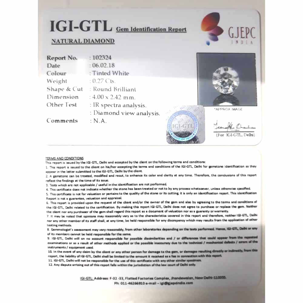 Natural Diamond gemstone-102324