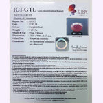 Load image into Gallery viewer, 7.13/CT Natural Ruby with Govt Lab Certificate-102372