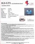 Load image into Gallery viewer, 16.15/CT Natural Certified Blue Topaz Gemstone -102798