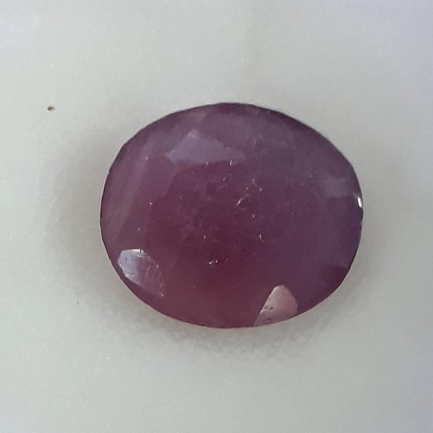 5.94 Ratti Natural New Burma Ruby with Govt. Lab Certificate-3441