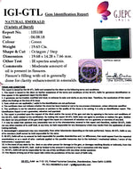 Load image into Gallery viewer, 21.71 Ratti Natural Emerald Stone With Govt. Lab Certificate (2331)