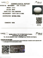 Load image into Gallery viewer, 4.74/CT White Coral with Govt. Lab Certified - 10617D42915