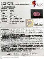 Load image into Gallery viewer, 4.54/CT Natural Pink Sapphire with Govt Lab Certificate-(89910)