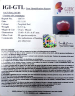 Load image into Gallery viewer, 5.79 Ratti Natural Neo Burma Ruby with Govt Lab Certificate-(3441)