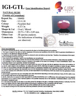 Load image into Gallery viewer, 4.69 Ratti Natural Neo Burma Ruby with Govt Lab Certificate-(3441)
