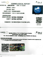 Load image into Gallery viewer, 9.39 Ratti Natural Blue Sapphire with Govt Lab Certificate (4551)