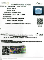 Load image into Gallery viewer, 8.49/CT Natural Blue Sapphire with Govt Lab Certificate (4551)