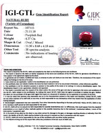 Load image into Gallery viewer, 4.74 Ratti Natural Neo Burma Ruby with Govt Lab Certificate-(6771)