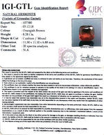 Load image into Gallery viewer, 9.20 Ratti Natural Hessonite with Govt. Lab Certificate-(1221)