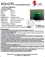 Load image into Gallery viewer, 13.40/CT Natural Panna Stone With Govt. Lab Certificate (4551)