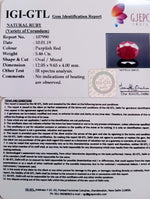 Load image into Gallery viewer, 6.06 Ratti Natural Neo Burma Ruby with Govt. Lab Certificate-(3441)
