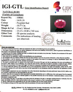 Load image into Gallery viewer, 11.30 Ratti Natural New Burma Ruby with Govt Lab Certificate-(2331)