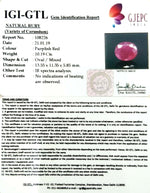 Load image into Gallery viewer, 11.32 Ratti Natural Neo Burma Ruby with Govt Lab Certificate-(3441)