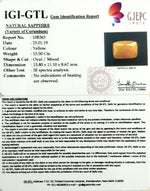 Load image into Gallery viewer, 17.22 Ratti Natural Yellow Sapphire with Govt Lab Certificate-(1221)