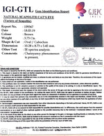 Load image into Gallery viewer, 4.14 Ratti Natural Scapolite Cat's Eye with Govt. Lab Certified-(1221)