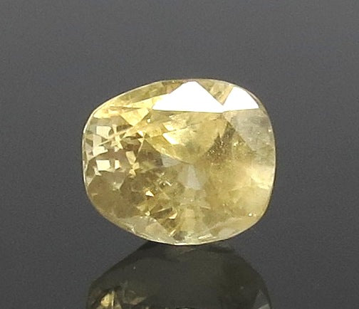 4.65/CT Natural Yellow Sapphire With Govt Lab Certificate-YELSA9A