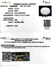 10.22/CT Natural Opal with Govt. Lab Certificate-11006D44498