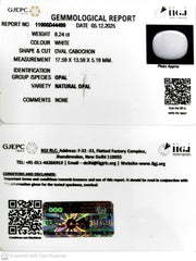 8.24/CT Natural Opal with Govt. Lab Certificate-11006D44499
