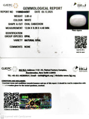 3.88/CT Natural Opal with Govt. Lab Certificate-11006D44507