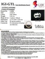 Load image into Gallery viewer, 5.24/CT Natural Yellow Sapphire With Govt Lab Certificate-YELSA9V