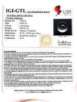 Load image into Gallery viewer, Natural Round Rock Crystal With Govt. Lab Certificate.