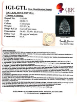 Load image into Gallery viewer, Natural Rock Crystal With Lab Certificate