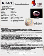 Load image into Gallery viewer, Natural Ruby Stone with Govt. Lab Certificate-110618