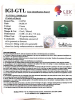 Load image into Gallery viewer, 8.23 Ratti Natural Panna Stone With Govt. Lab Certificate (23310)