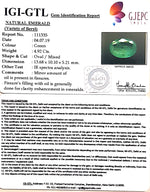 Load image into Gallery viewer, 5.47 Ratti Natural Panna Stone With Govt. Lab Certificate (23310)