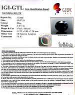 Load image into Gallery viewer, 5.47/CT Natural Certified Iolite Gemstone - 111666