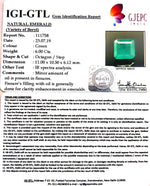 Load image into Gallery viewer, 6.00/CT Natural Panna Stone with Govt. Lab Certificate (12210)