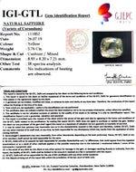 Load image into Gallery viewer, 5.76/CT Natural Yellow Sapphire with Govt Lab Certificate-56610
