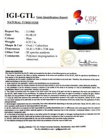Load image into Gallery viewer, 4.80 Ratti Irani Turquoise With Govt. Lab Certificate-(610)