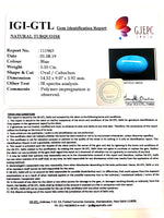 Load image into Gallery viewer, 6.17 Ratti Irani Turquoise With Govt. Lab Certificate-(610)