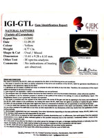 Load image into Gallery viewer, 4.77/CT Natural Yellow Sapphire with Govt Lab Certificate-(YELSA9W)